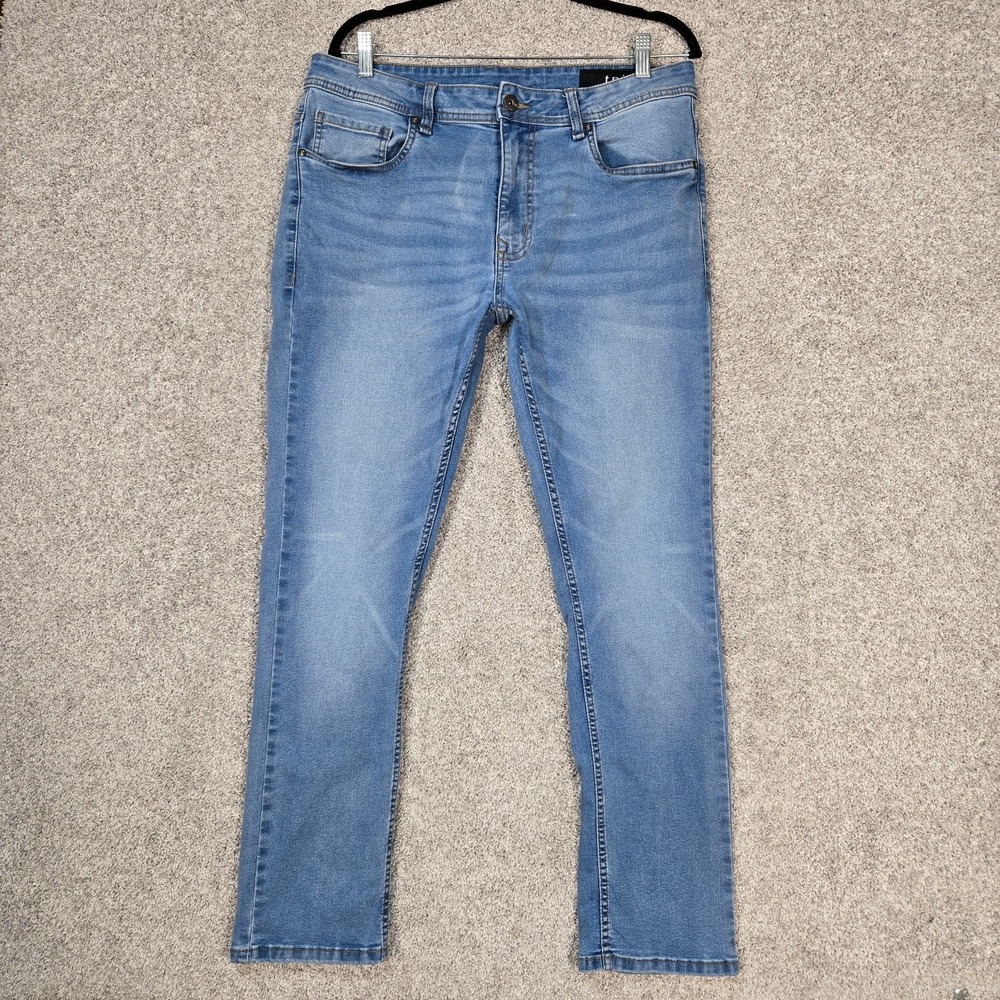 The Perfect Jean NYC Jeans Mens 35x30 Blue Slim fit Stretch